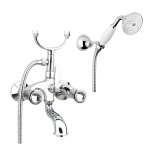 FIORE VENERE SKY GRUPPO VASCA CON DUPLEX E DOCCIA CERAMICA BIANCA CROMO