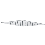 FIORE SOFFIONE DOCCIA QUADRO ULTRASOTTILE IN ACCIAIO 200 X 200 mm CROMO