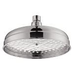 FIORE SOFFIONE DOCCIA ANTICO IN OTTONE Ø200 CROMO