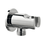 FIORE SUPPORTO CON PRESA ACQUA CROMO