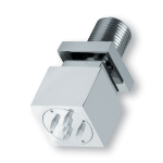 FIORE SOFFIONCINO LATERALE ORIENTABILE QUADRATO 35 X 35 mm CROMO