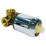 FIORE CORPO MISCELATORE DOCCIA INCASSO CON BILANCIATORE DI PRESSIONE CROMO 