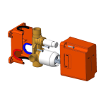 FIORE CORPO MISCELATORE DOCCIA INCASSO 2 VIE CON BOX INCASSO K-BOX CROMO 