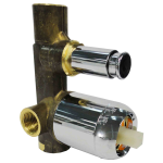 FIORE CORPO MISCELATORE DOCCIA INCASSO CON DEVIATORE 2 VIE CON BILANCIATORE DI PRESSIONE CROMO 