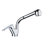 FIORE KYMA MISCELATORE LAVELLO CON DOCCETTA ESTRAIBILE CROMO
