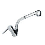 FIORE KATANA MISCELATORE LAVELLO CON DOCCETTA ESTRAIBILE CROMO
