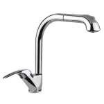 FIORE MAX MISCELATORE LAVELLO CON DOCCETTA ESTRAIBILE CROMO