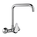 FIORE MAX MISCELATORE LAVELLO A MURO CROMO