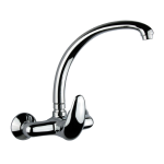 FIORE NEXUS MISCELATORE LAVELLO A MURO CROMO