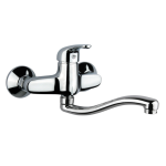 FIORE ALTURA MISCELATORE LAVELLO A MURO CROMO