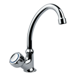 FIORE ASTRO RUBINETTO A COLONNA 1/2 CROMO