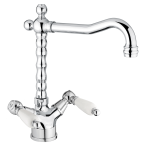 FIORE COLONIALE MONOFORO LAVELLO CROMO