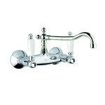 FIORE COLONIALE SKY GRUPPO LAVELLO A MURO CANNA PROLUNGATA CROMO