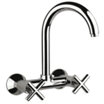 FIORE XT GRUPPO LAVELLO A MURO CROMO