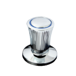 FIORE MANIGLIA VENERE CROMO