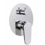 FIORE KEVON MISCELATORE DOCCIA INCASSO CON DEVIATORE CERAMICO 2 VIE CROMO