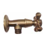 FIORE RUBINETTO A SNODO G1/2"X1/2" CON VITONE CERAMICO CROMO