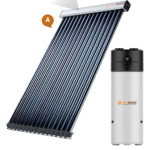 SUNWOOD POMPA DI CALORE PER PRODUZIONE ACQUA CALDA SANITARIA HEAT PUMP 200 CON INTEGRAZIONE SOLARE SOTTOVUOTO
