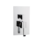 EMMEVI SICILY MISCELATORE INCASSO DOCCIA CON DEVIATORE CERAMICO 2 VIE CROMO